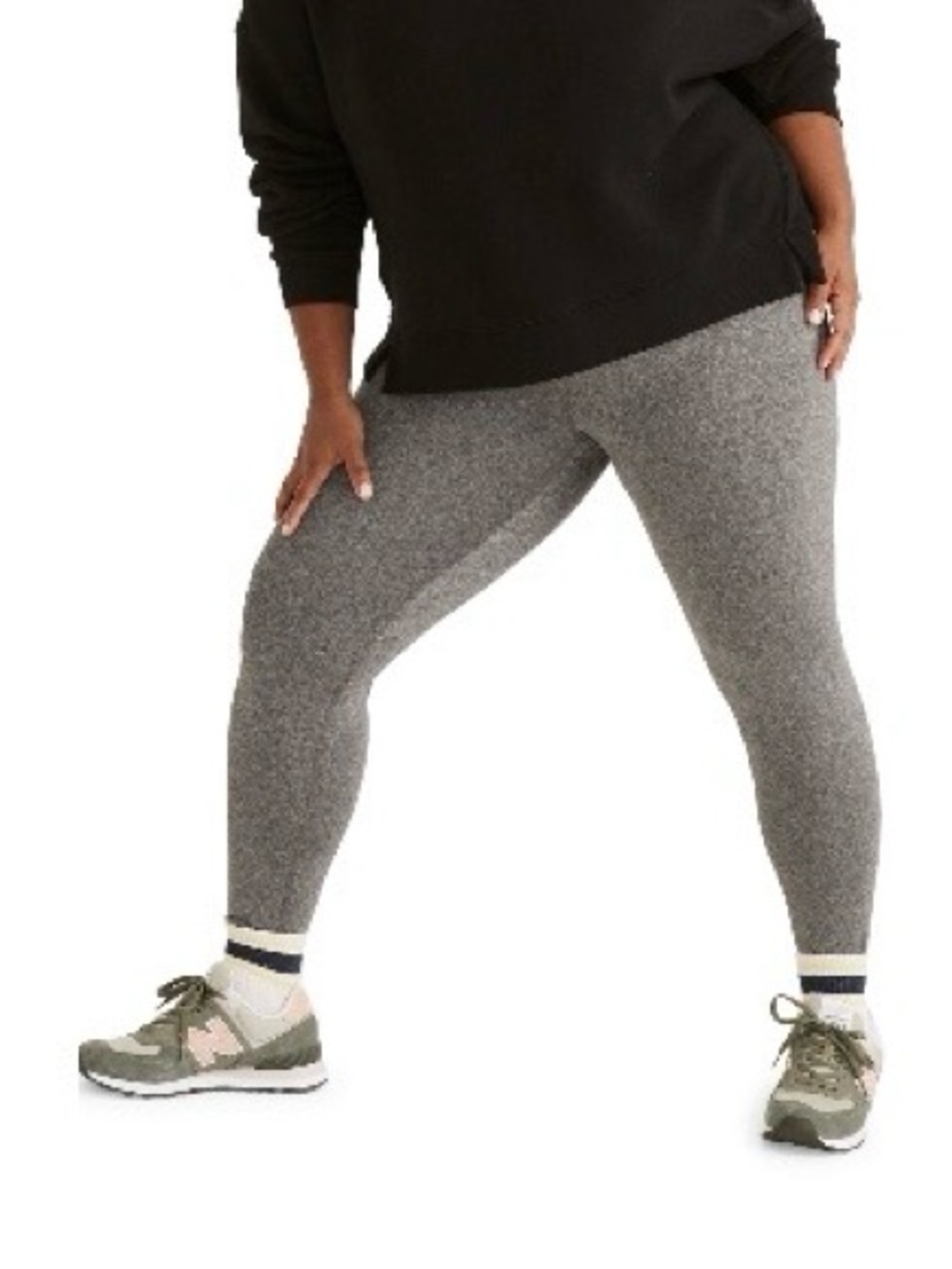 Madewell MWL Form High-Rise Leggings, Grey, 2X